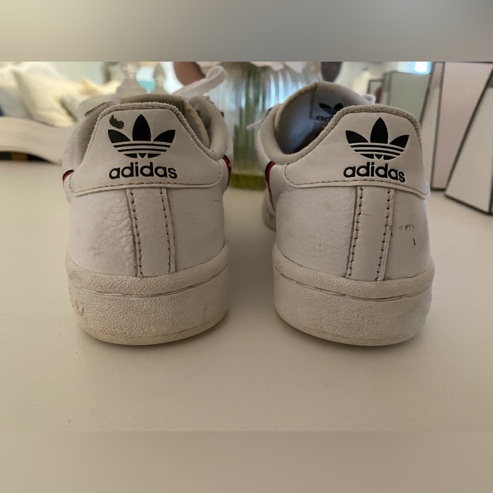 Boys Adidas Leather Sneakers - Picture 3 of 9